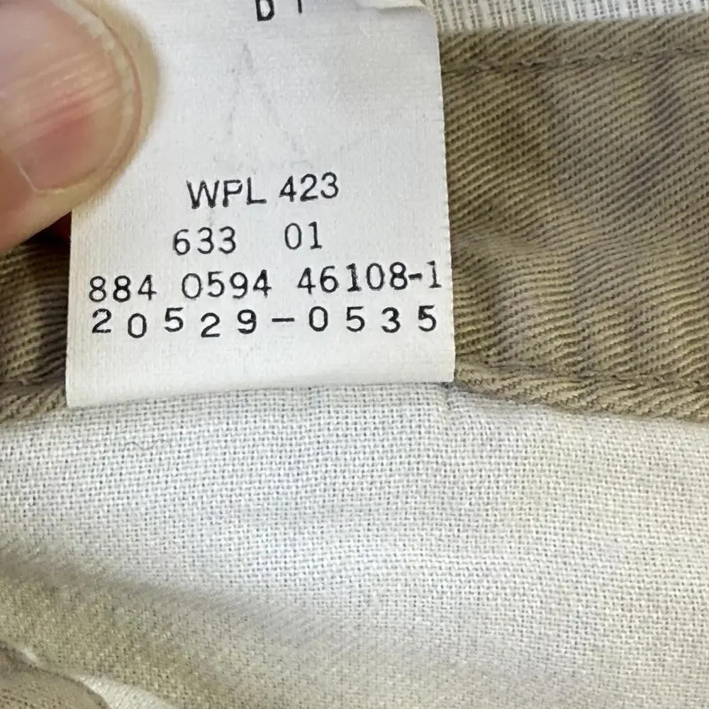 Dockers Pants Mens 36x34 D4‎ Relaxed Fit Khaki Business Pleated Beige
